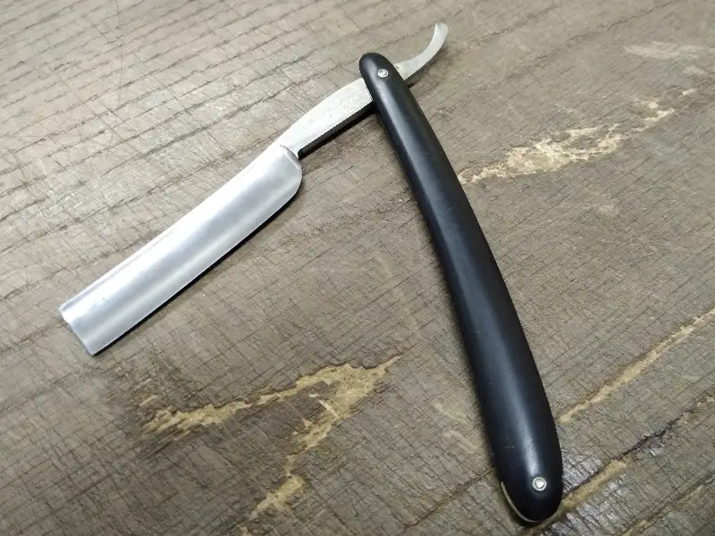 Vtg Smooth Cutter Warranted By G&C Sheffield Straight Razor Hollow Ground Jimps!