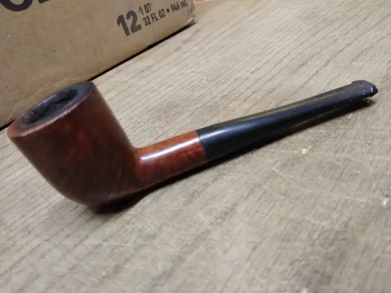 Vtg Supermaster Imported Briar Dublin Shape Smoking Pipe with Stinger Good Shape