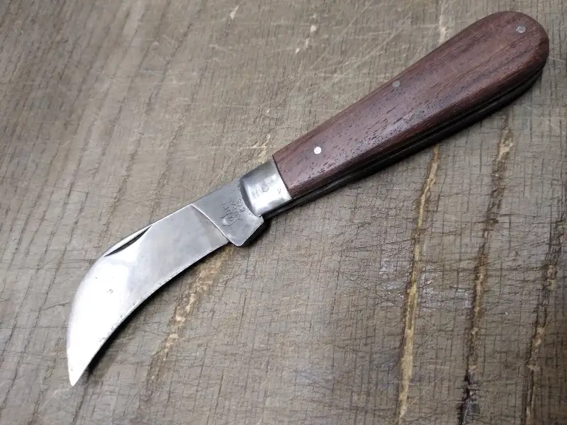 Vtg Sabre 645 Hawkbill Folding Knife Single 3″ Blade Pruning Made In Japan Nice!