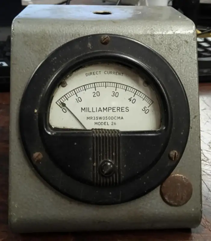 Westinghouse Panel Meter 0-50 Ma DC Milliamperes Vintage Gauge Type NX-35