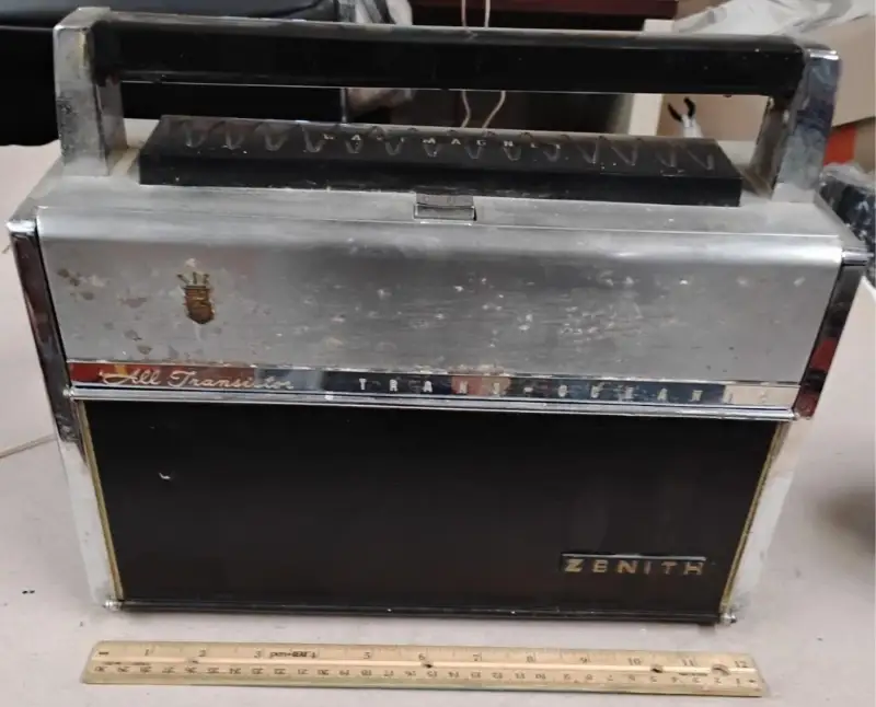 Zenith Trans-Oceanic Royal 1000 Vintage Shortwave Radio ReceiverTested Working