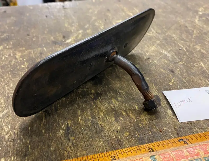 Vtg Rear View Mirror Auto Truck Sedan Convertible HOt Rod 6″ 30’s Diamond T Mack