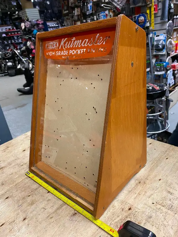 Vtg utica kutmaster knife display 1950’s Counter Service Station General Store
