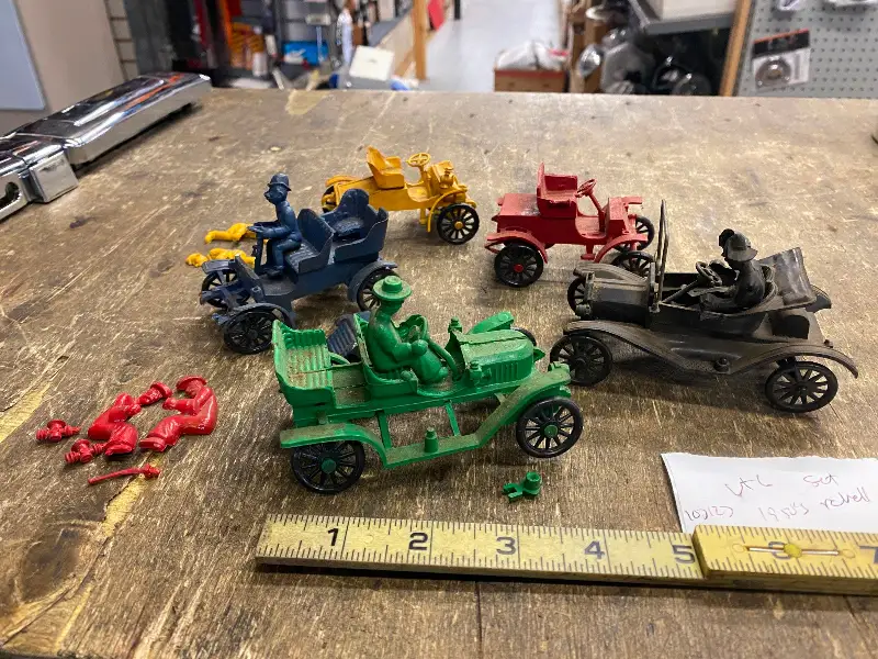Vtg Revel Model Car Kits Stanley Steamer 1909 1950’s Classic Auto Lot Model T