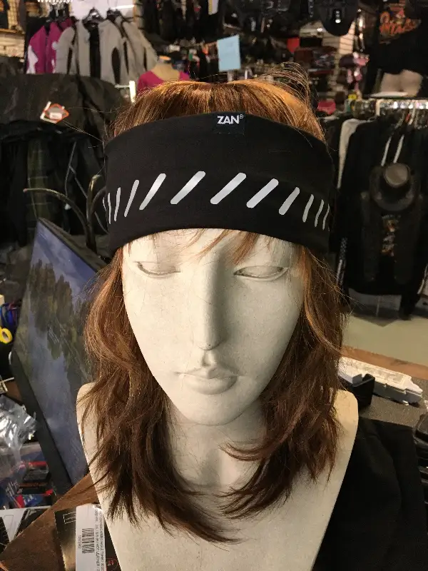 ZAN REFLECTIVE BLACK HEADBAND 00575