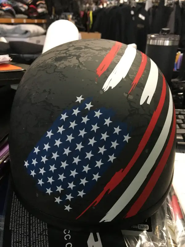 Z1R 0103-1406CC Beanie Justice Helmet CC Beanie Helmet – Justice – Black/Red/White/Blue