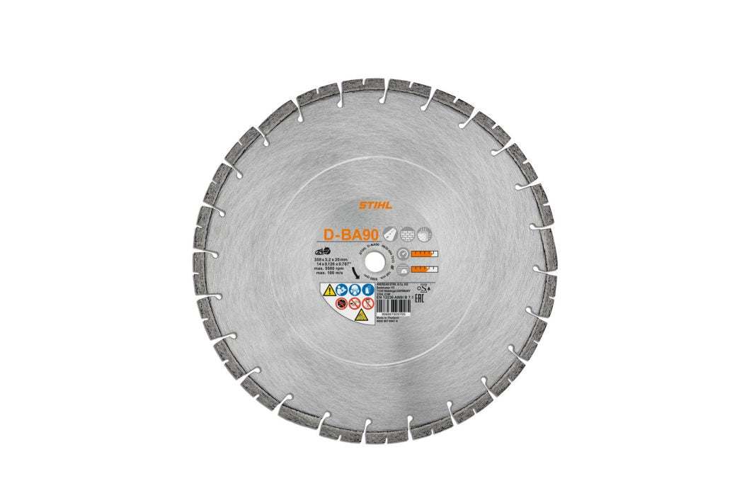 Stihl OEM 0835 094 8013 D-BA 90 14" Premium Multi-Purpose Diamond Wheel