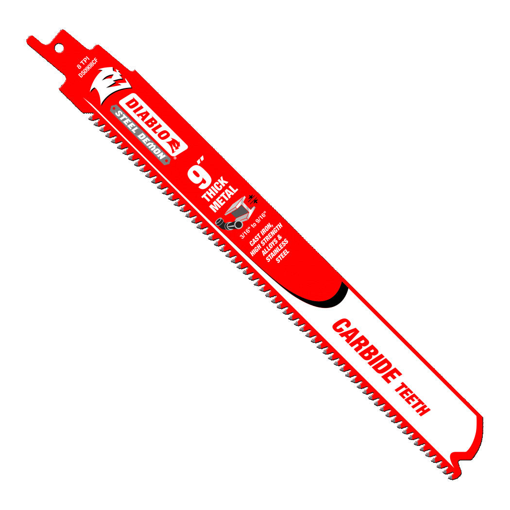 DIABLO 9" 8TPI CARBIDE METAL CUTTING
