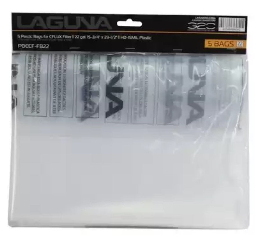 LAGUNA FILTER BAGS 5PC FOR C & P/FLUX