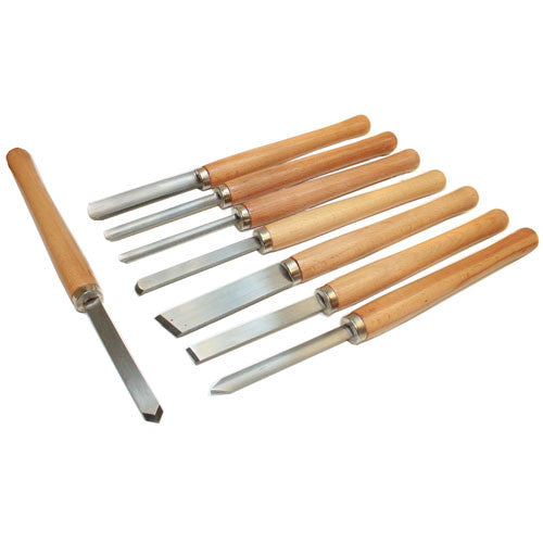 8PC BEGINNERS WOODTURNING SET