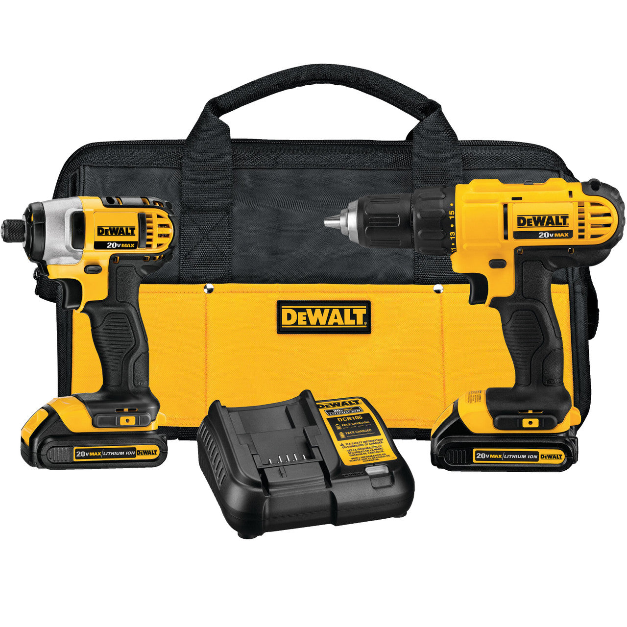 20V MAX LI-ION COMPACT 2-TOOL COMBO KIT