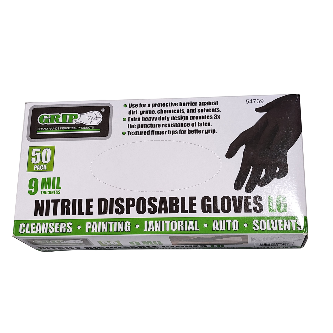 NITRILE GLOVES LARGE 50PC 9 MIL