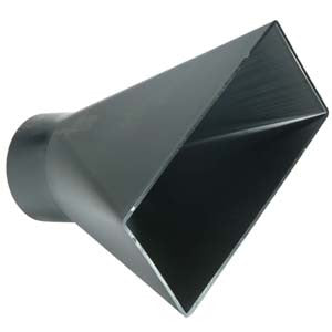 4" DUST HOOD 10" X 4" FOR DUST COLLECTIO
