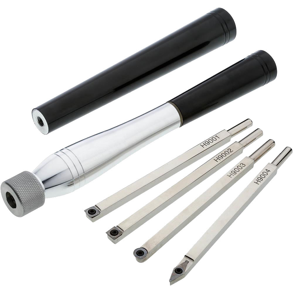 6PC WOODTURNING CHISEL SET CARBIDE INSERTS