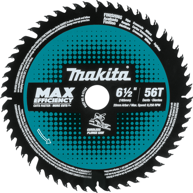 SAW BLADE CT 6 1/2 55TMAKITA