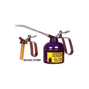 OIL CAN WITH BRASS PUMP