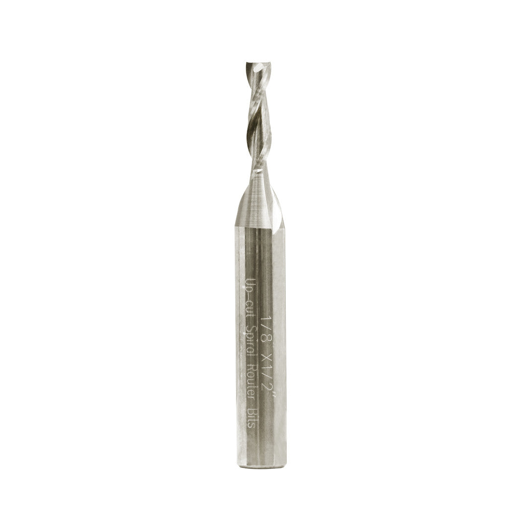 1/8" SOLID CARBIDE SPIRAL UP CUT ROUTER