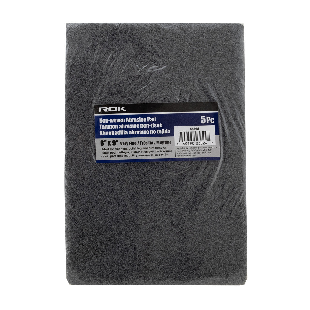 NON WOVEN ABRASIVE PAD VERY FINE 5PC