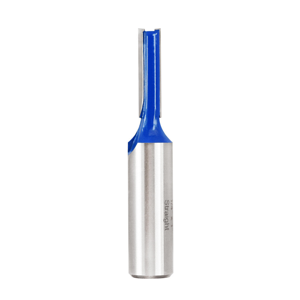 1/4" STRAIGHT ROUTER BIT 1/2" SHANK