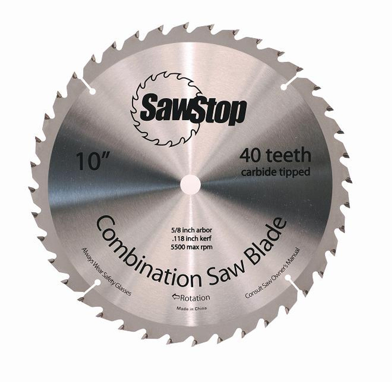 SAW STOP 40T COMBINATION SAW BLADE