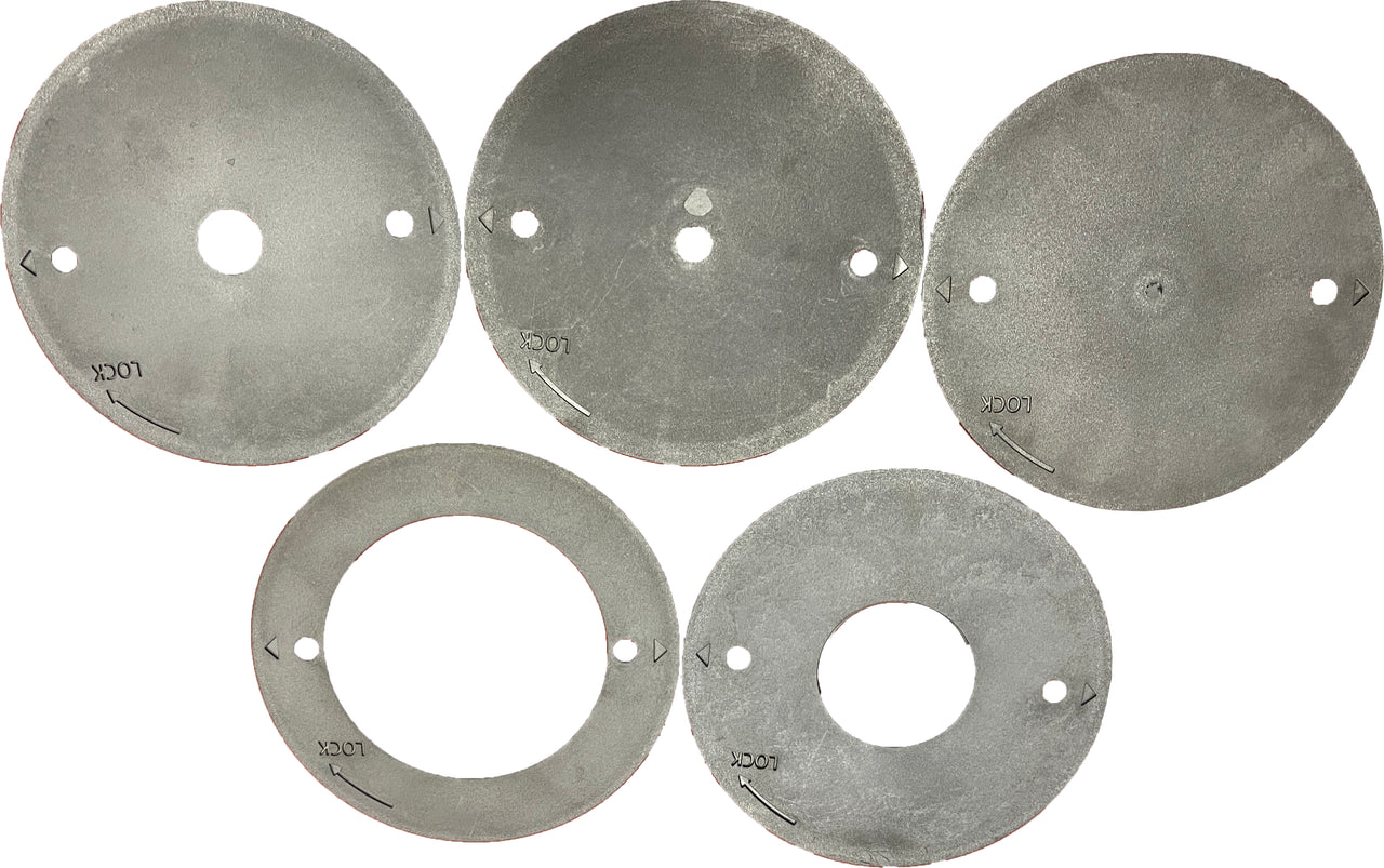 INSERT RINGS 1/4", 1/2", 2 1/2", 1 3/8"