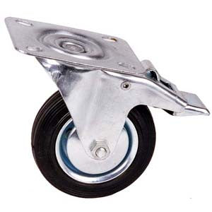 4" SWIVEL BRAKE CASTER 65KG CAPACITY