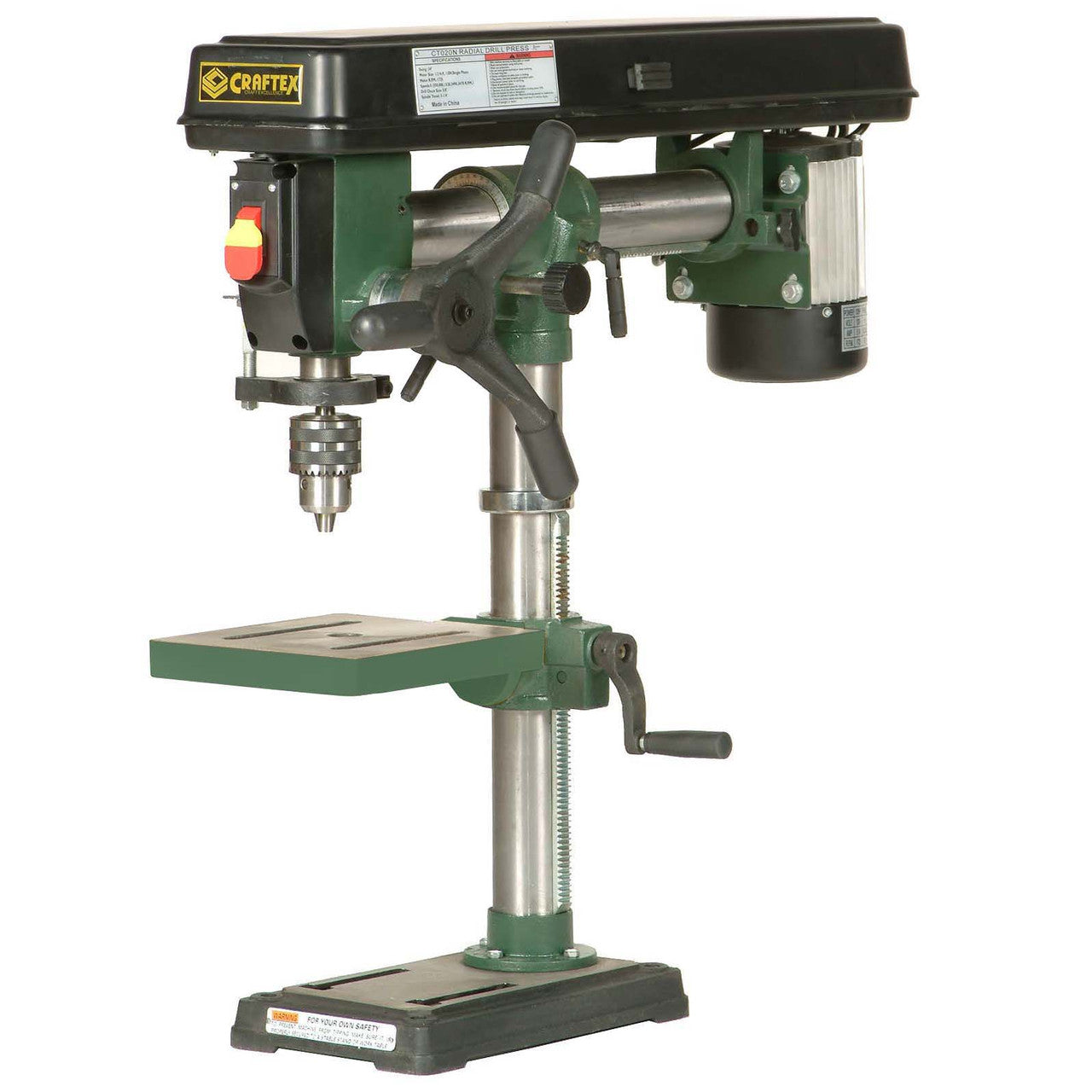 RADIAL DRILL PRESS 1/2HP