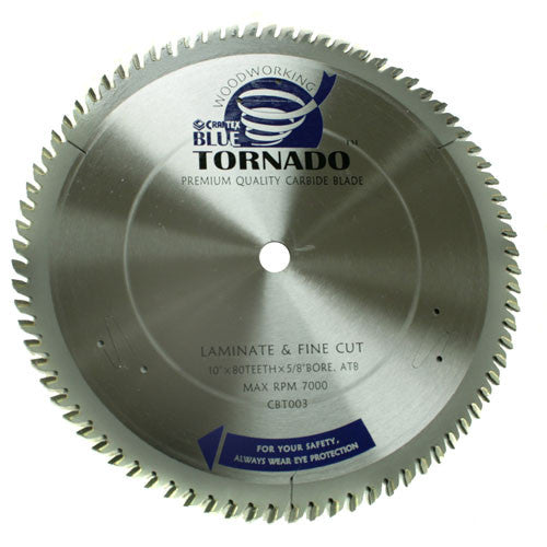 SAW BLADE 10"X80T ATB 5/8" CRAFTEX B/TOR