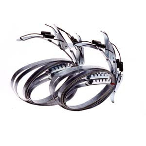 STEEL STRAPS 4 PC SET FOR 5HP DUST COLLE