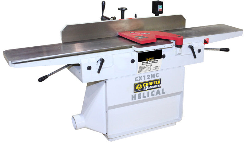12" HELICAL HEAD JOINTER 3HP