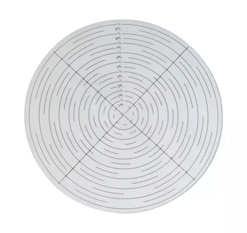 10" ROUND CENTER FINDER