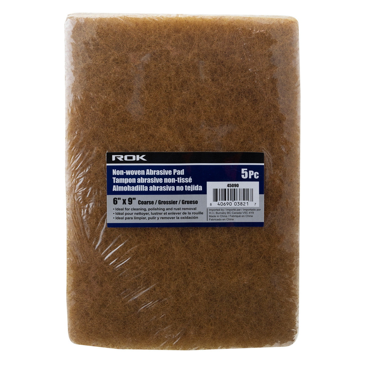 NON WOVEN ABRASIVE PAD COARSE 5PC