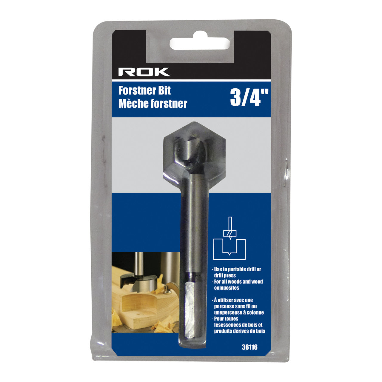 FORSTNER BIT 3/4 INCH