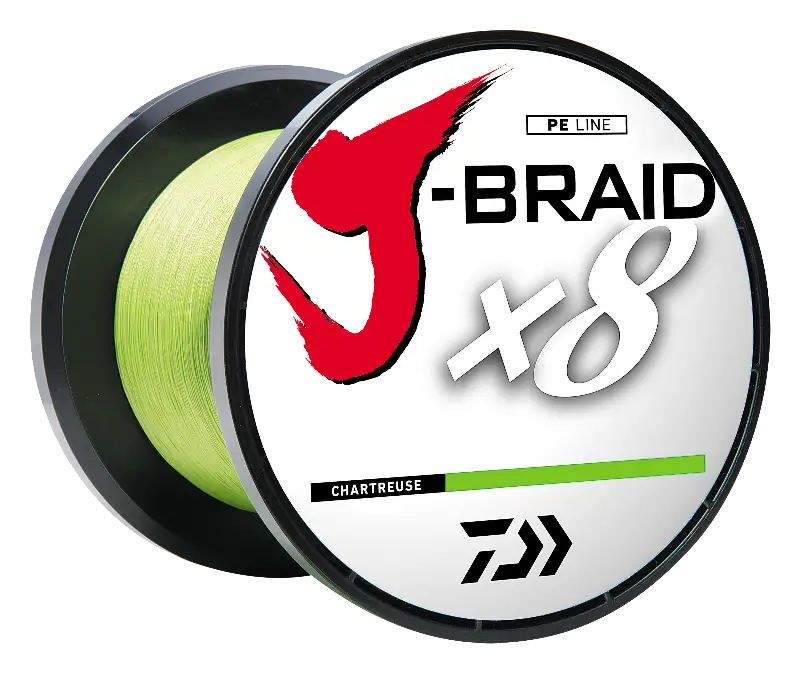 J-BRAID x8 BRAIDED LINE – CHARTREUSE