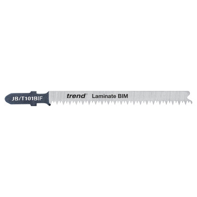 Trend 5-Piece Jigsaw Blade Set, Bi-Metal M42 Steel, T-Shank, For Straight Cuts in Laminate, Hardwood, HPL and Plywood, JB/T101BIF