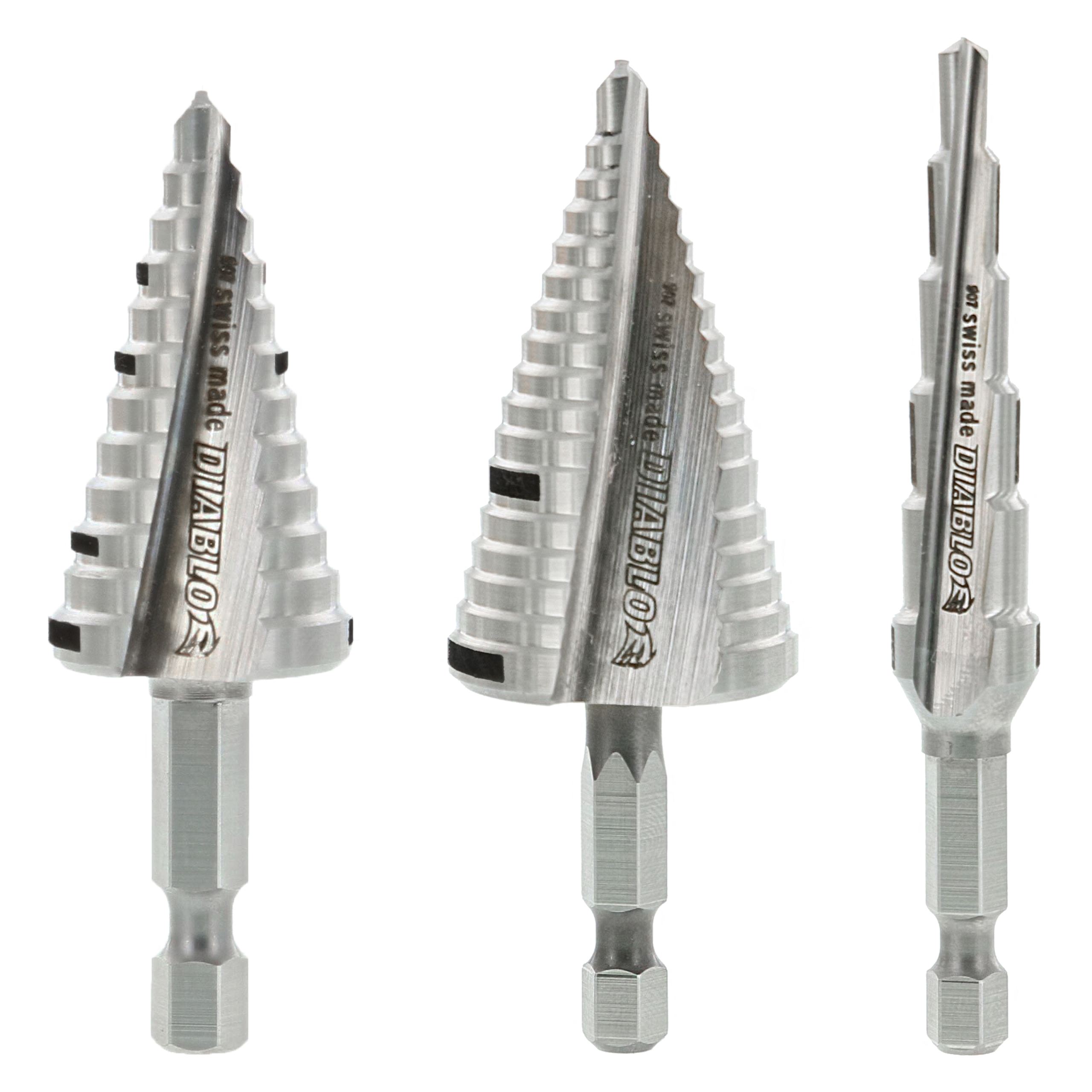 Diablo DSDS003 3 pc Impact Step Drill Bit Set (3-Piece)
