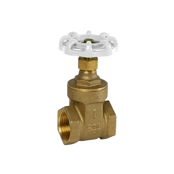 Jomar 103-303G 1/2 Inch Lead Free Brass Gate Valve, Non-rising Stem, Threaded Connection, 200 WOG – Carton of 10
