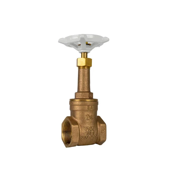Jomar 103-353G 1/2 Inch Lead Free Bronze Gate Valve, Rising Stem, Threaded Connection, 300 WOG – Carton of 6