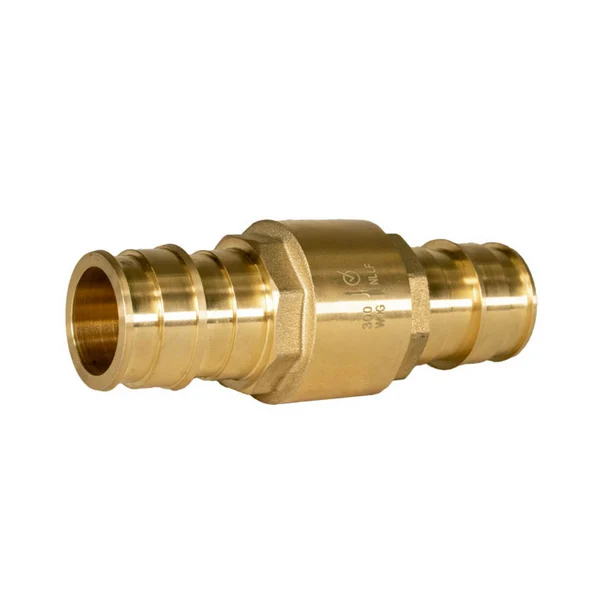 Jomar 105-633G 1/2 Inch Inline Check Valve, Expansion Pex Connection, 300 WOG, Class 150 – Carton of 2