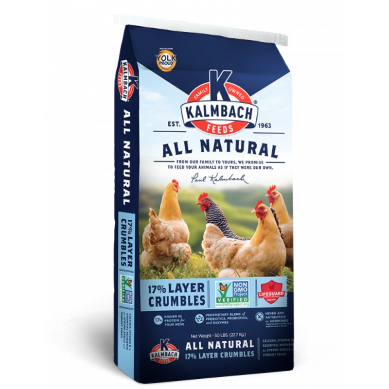 Kalmbach 17% All Natural Layer Crumble (Non-GMO)