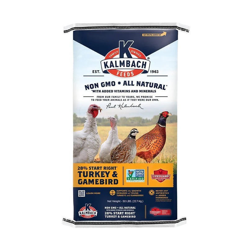 Kalmbach 28% Non-GMO Start Right Turkey & Gamebird