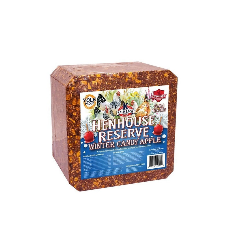 Kalmbach Feeds Henhouse Reserve Winter Candy Apple Block