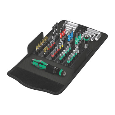 Wera 05057460001 Kraftform Kompakt 100, 52 Pieces