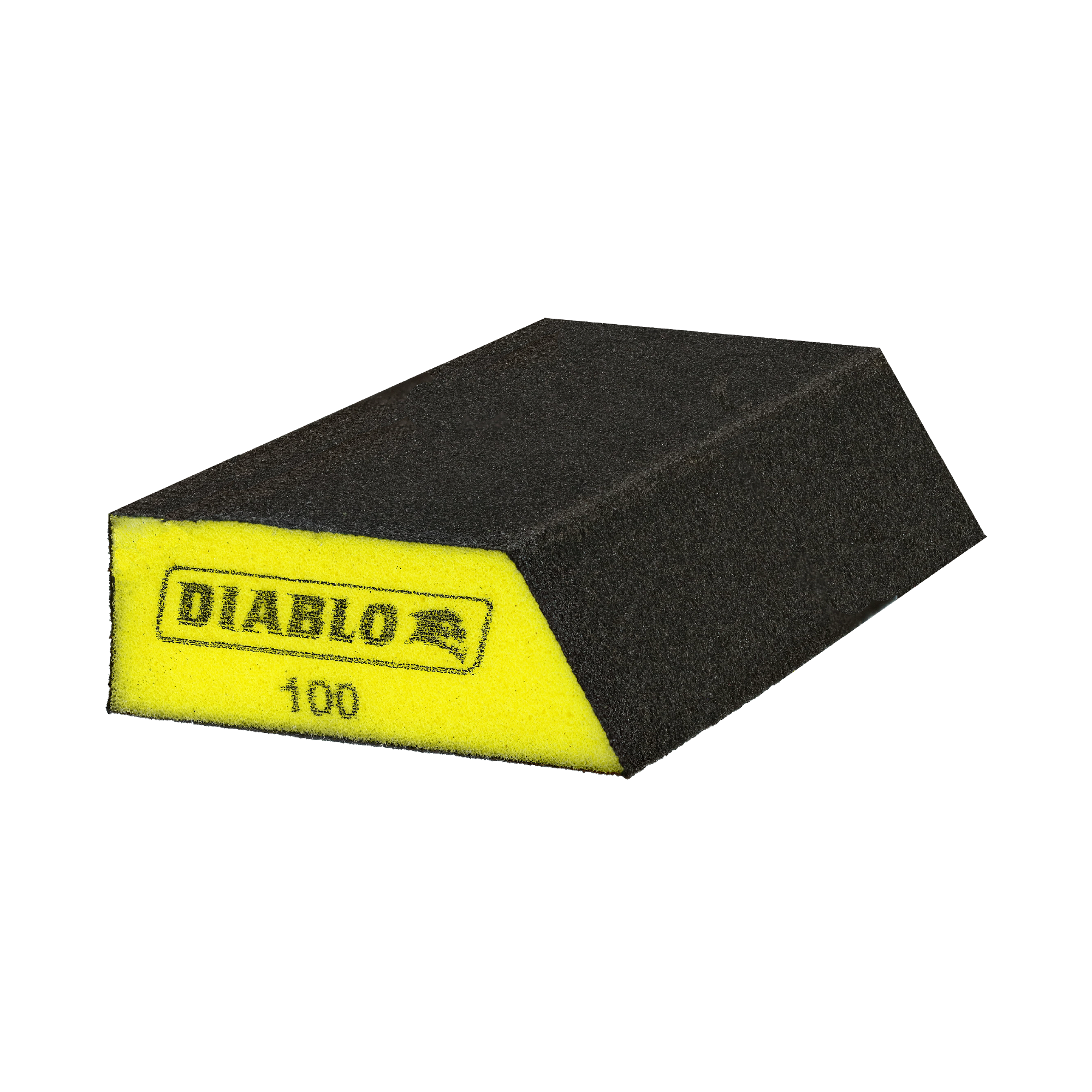 Diablo DFBLANGFIN01G 5" x 3" x 1" 100-Grit Corner Contact Sanding Sponge