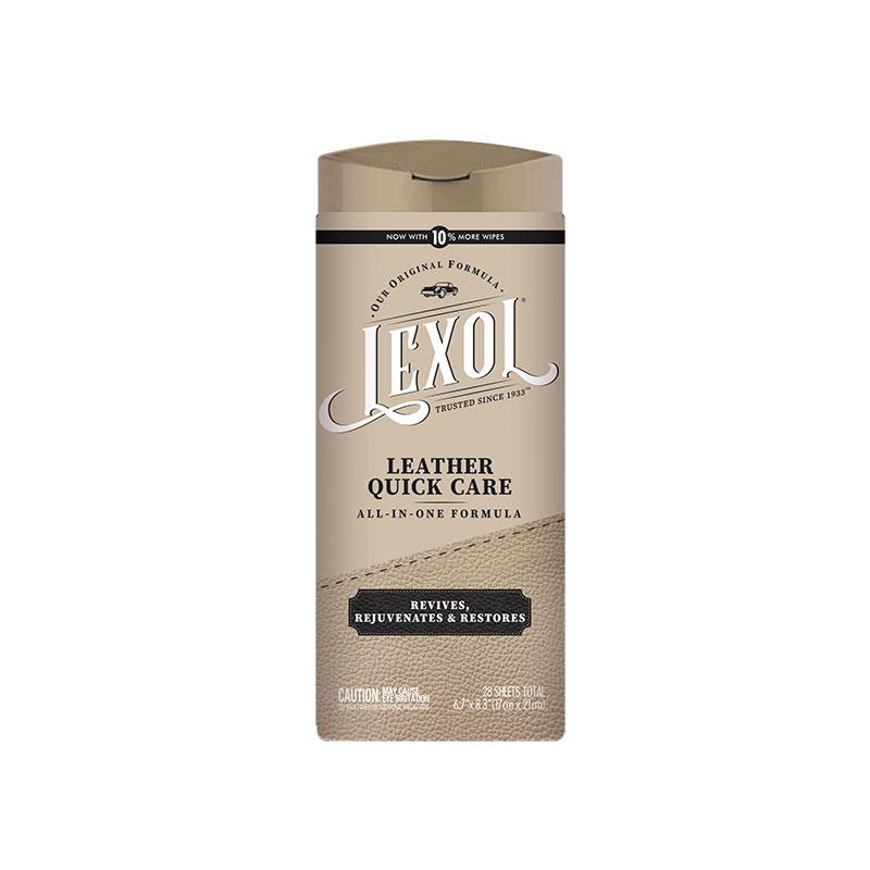 Lexol Leather Quick Care Canister Wipes
