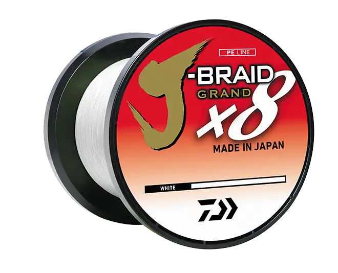 J-BRAID x8 GRAND BRAIDED LINE – WHITE