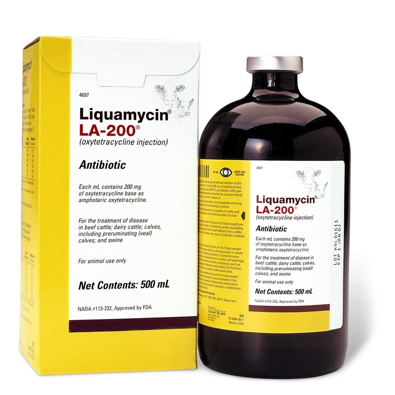 LIQUAMYCIN LA-200 (OXYTETRACYCLINE INJECTABLE SOLUTION