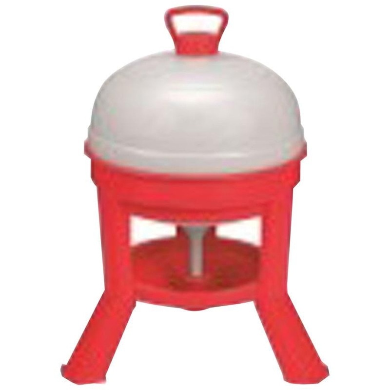 LITTLE GIANT DOME WATERER PLASTIC RED