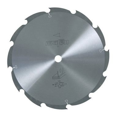 Mafell 092537 Tct Saw Blade, 450 X 2.5/3.8 X 30 Mm, 12 Teeth, At