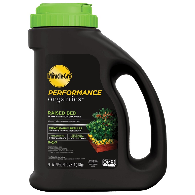 Miracle-Gro Performance Organics Raised Bed Plant Nutrition Granules (2.5 lbs)